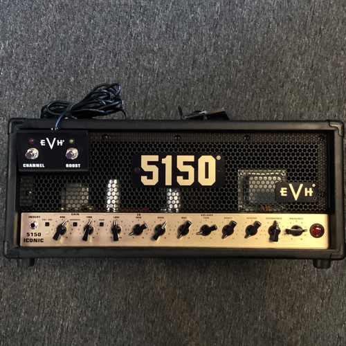 Vist Large View of Product Image Which is Used EVH 5150 ICONIC 15 WATT EL34 HEAD Tube Guitar Amplifier Head