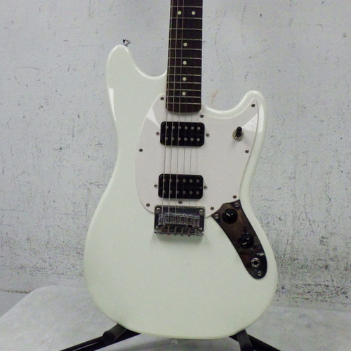 Vist Large View of Product Image Which is Used Squier FSR Bullet Mustang HH Electric Guitar White 6-String