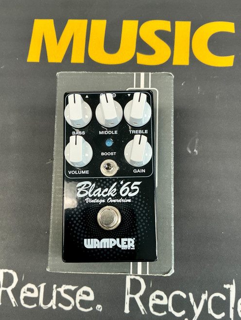Vist Large View of Product Image Which is Used Wampler BLACK 65 Overdrive Pedal