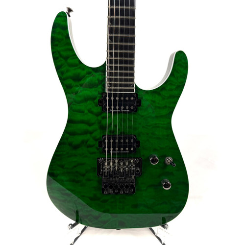 Vist Large View of Product Image Which is Used Jackson Pro Soloist SL2Q Electric Guitar Green 