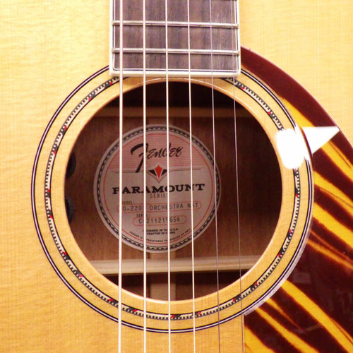 Vist Large View of Product Image Which is Used Fender PO-220E Orchestra Acoustic Guitar Natural