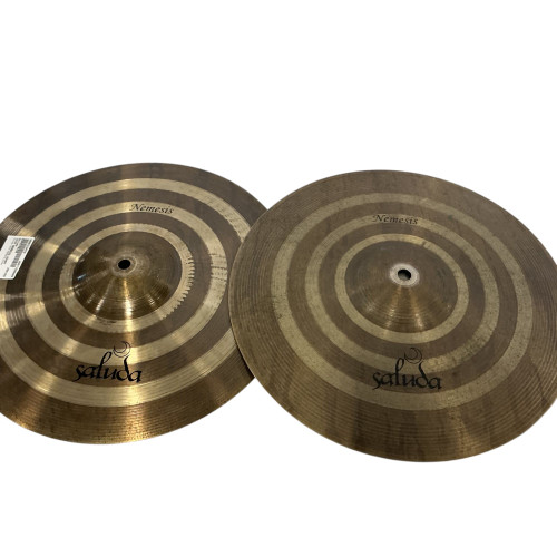 Vist Large View of Product Image Which is Used Saluda 14IN NEMESIS HIHAT Hi Hat Cymbals 14"