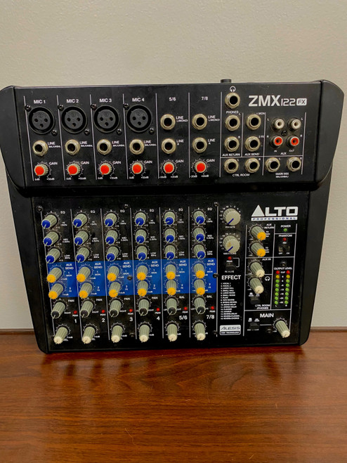 Vist Large View of Product Image Which is Used Alto ZMX122FX MIXER Compact Mixer
