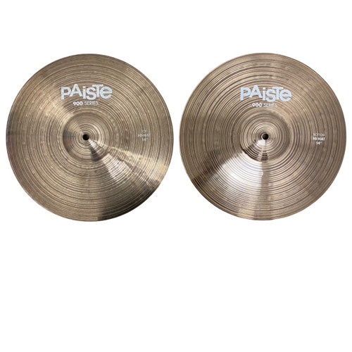 Vist Large View of Product Image Which is Used Paiste 900 SERIES HI-HATS 14 Hi Hat Cymbals 14"
