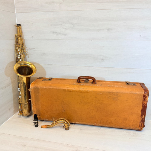 Vist Large View of Product Image Which is Vintage Continental Colonial by Conn Tenor Saxophone Vintage Tenor Saxophone