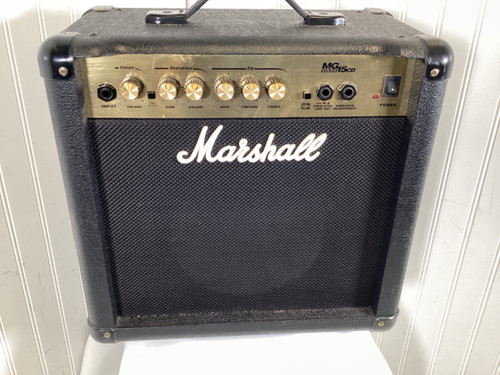 Vist Large View of Product Image Which is Used Marshall MG15CD 1 x 8 Solid State Amplifier 1 x 8