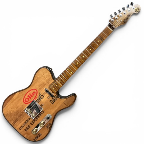 Vist Large View of Product Image Which is Used Walla Walla MAVERICK T Type Electric Guitar Wood 6-String