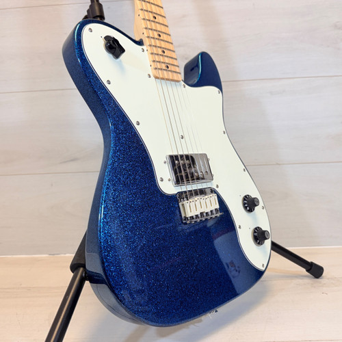 Vist Large View of Product Image Which is Used Squier ESQUIRE DELUXE W/ MODDED TUNERS T Type Electric Guitar Blue 6-String