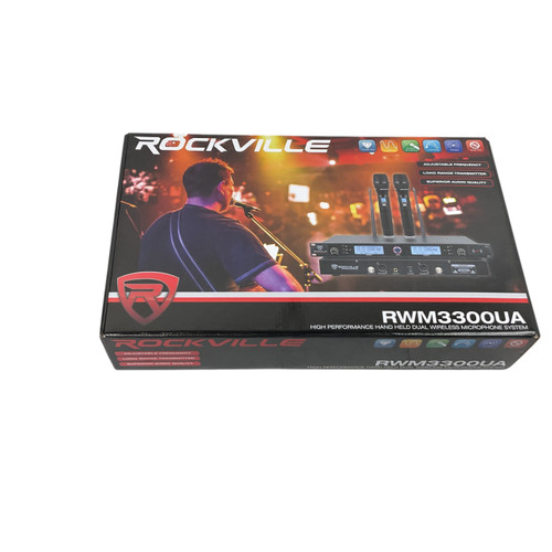Vist Large View of Product Image Which is Used Rockville RWM3300UA Wireless Microphone