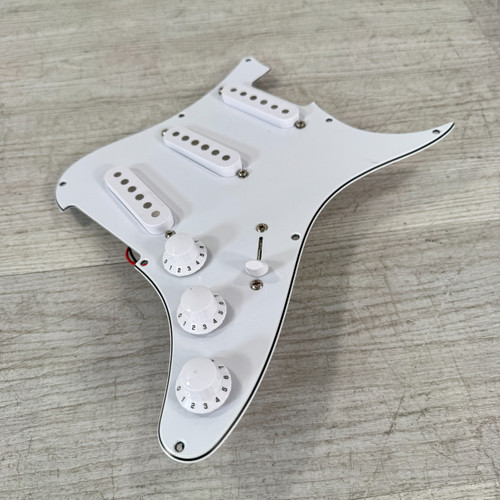 Vist Large View of Product Image Which is Used PRS SE Silver Sky Loaded Guitar Pickguard