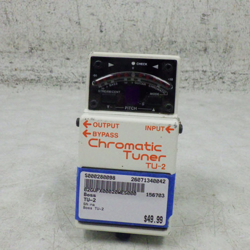 Vist Large View of Product Image Which is Used Boss TU-2 Tuner Pedal