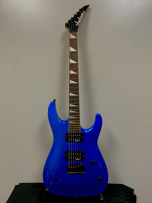 Vist Large View of Product Image Which is Used Jackson JS22 DINKY SERIES S Type Electric Guitar Blue 6-String