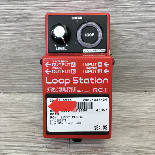 Vist Large View of Product Image Which is Used Boss RC-1 LOOP PEDAL Looper Pedal