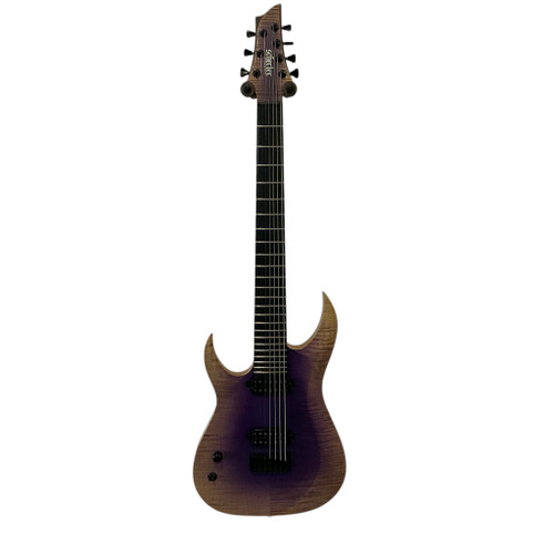 Vist Large View of Product Image Which is Used Schecter JOHN BROWN TAO-7 LEFTY Super S Electric Guitar Purple 7-String