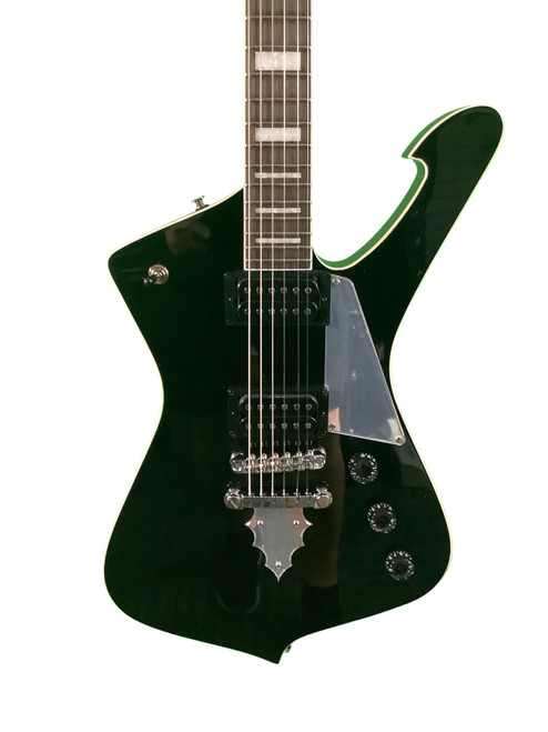 Vist Large View of Product Image Which is Used Ibanez ICEMAN PS60-BK Pointy Electric Guitar Black 6-String