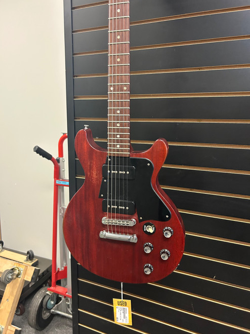 Vist Large View of Product Image Which is Used Gibson LES PAUL DOUBLE CUT P90 LP Type Electric Guitar Red 6-String