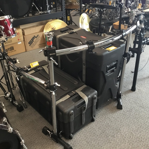 Vist Large View of Product Image Which is Used Gibraltar 3 Sided Curved Drum Rack