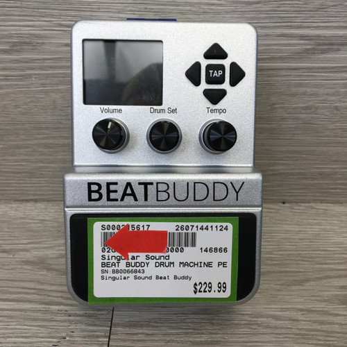 Vist Large View of Product Image Which is Used Singular Sound BEAT BUDDY DRUM MACHINE PEDAL Looper Pedal