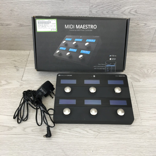 Vist Large View of Product Image Which is Used Singular Sound MIDI MAESTRO MIDI FOOT CONTROLLER Controller Pedal