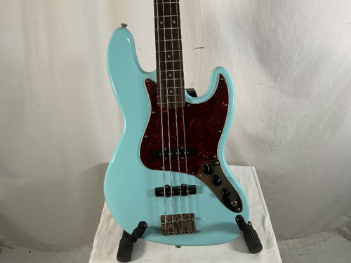 Vist Large View of Product Image Which is Used Squier CLASSIC VIBE 60S JAZZ BASS J Type Bass Guitar Blue 4-String