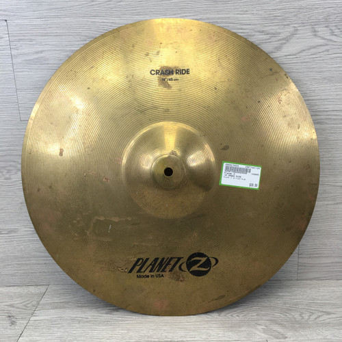Vist Large View of Product Image Which is Used Planet Z 18 CRASH RIDE Crash Cymbal 18"