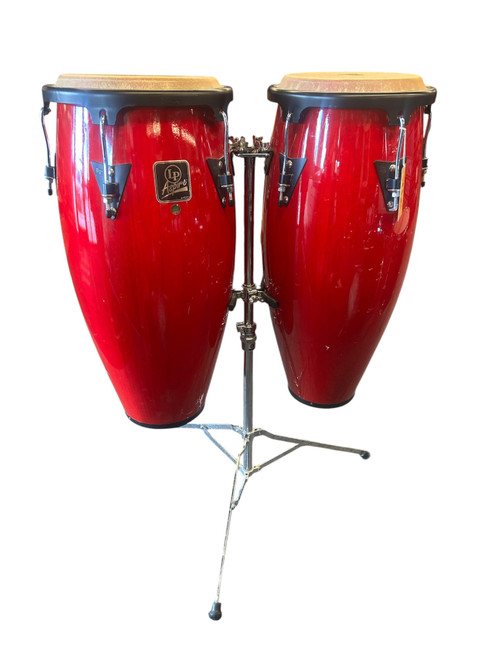 Vist Large View of Product Image Which is Used Latin Percussion - LP ASPIRE CONGAS W/STAND Conga