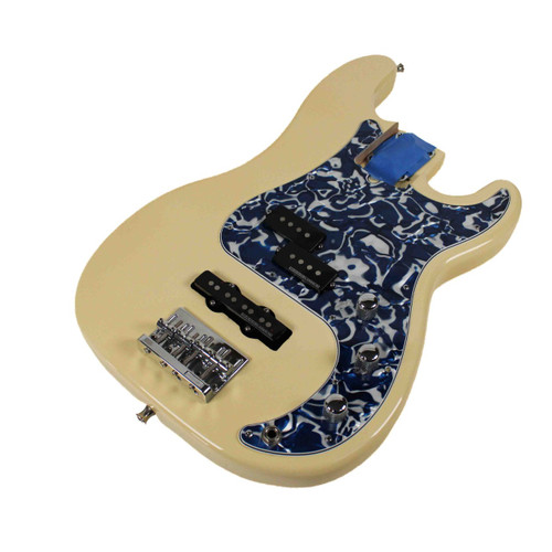 Vist Large View of Product Image Which is Used P BASS LOADED BODY Bass Guitar White 4-String