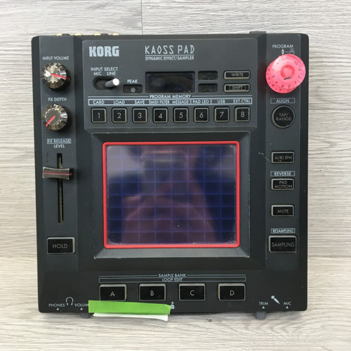 Vist Large View of Product Image Which is Used Korg KAOSS PAD KP3 --WEAR W/AC Compact Synthesizer Compact