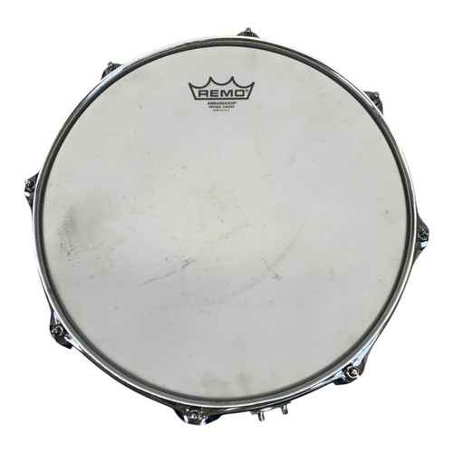 Vist Large View of Product Image Which is Used Pork Pie Rosewood/Zebrawood 13x6 Wood Snare Drum 13"