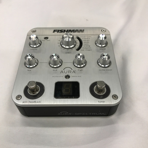 Vist Large View of Product Image Which is Used Fishman AURA SPECTRUM Accoustic PreAmp Pedal