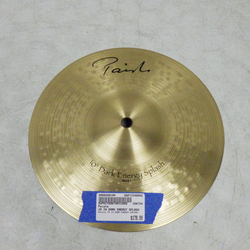 Vist Large View of Product Image Which is Used Paiste 10 IN DARK ENERGY SPLASH Splash Cymbal 10"