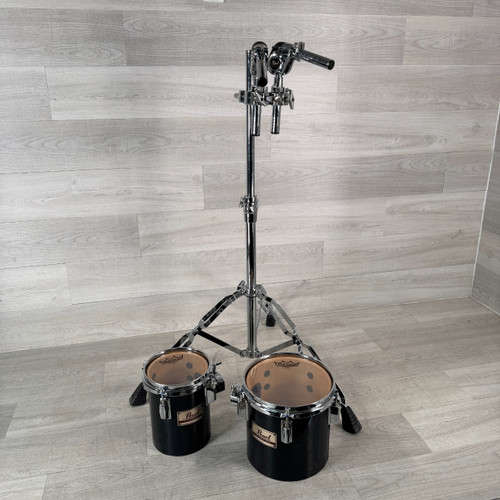 Vist Large View of Product Image Which is Used Pearl All Maple Shell Concert Toms - 6 and 8-inch - Stand Included