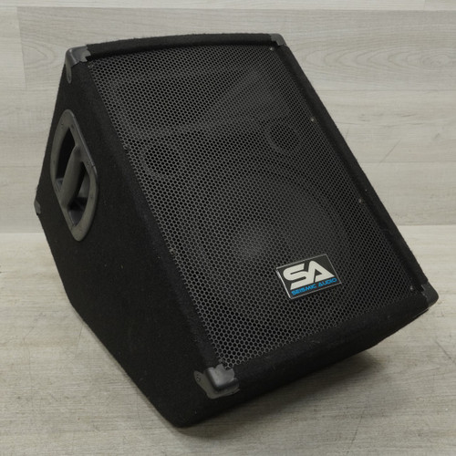 Vist Large View of Product Image Which is Used Seismic Audio SA-10MT Pw Powered Full Range Speaker Cabinet - Local Pickup Only