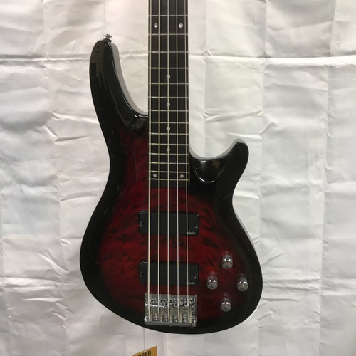 Vist Large View of Product Image Which is Used Schecter C-5 PLUS Modern Metal Bass Guitar Red 5-String