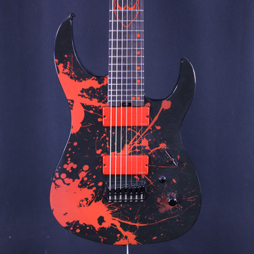 Vist Large View of Product Image Which is Used Legator N7SL NINJA SLAUGHTER 7 STRING Modern Metal Electric Guitar Black 7-String