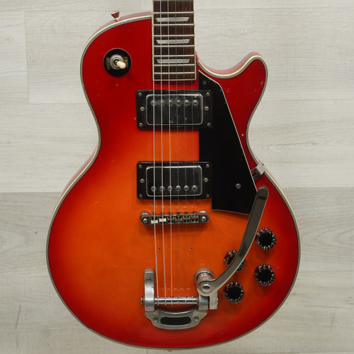 Vist Large View of Product Image Which is Used Harmony H90T Vintage Electric Guitar Cherry Sunburst