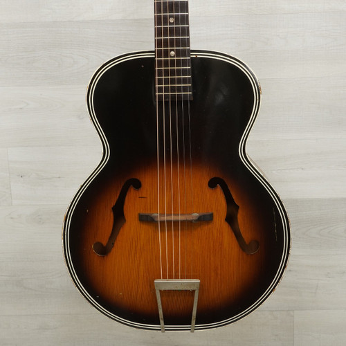Vist Large View of Product Image Which is Used Harmony H1215 Vintage Laminate Top Acoustic Guitar AS IS