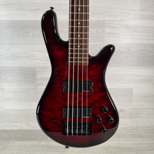 Vist Large View of Product Image Which is Used Spector Legend 5 Standard Bass Guitar - Red - 5-string