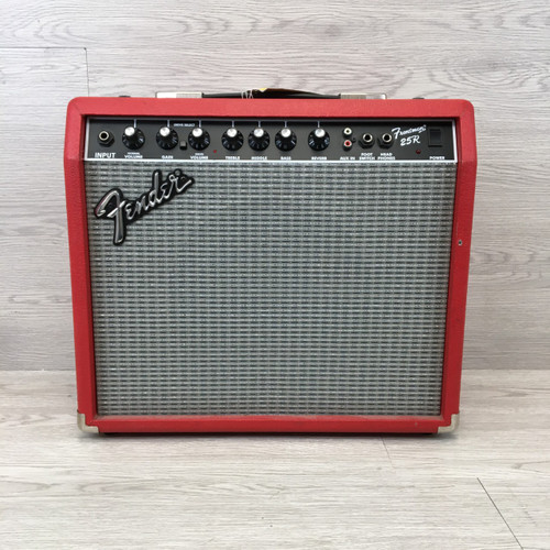 Vist Large View of Product Image Which is Used Fender FRONTMAN 25R RED EDITION 1 x 10 Solid State Amplifier 1 x 10