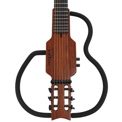Vist Large View of Product Image Which is Used Aria SINSONIDO SILENT GUITAR Electric Guitar Wood 6-String
