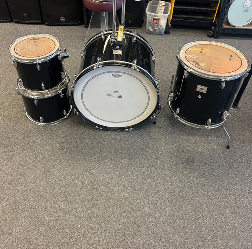 Vist Large View of Product Image Which is Used Peavey FIVE HUNDRED SERIES Drum Shell Kit Black 22" Kick Drum