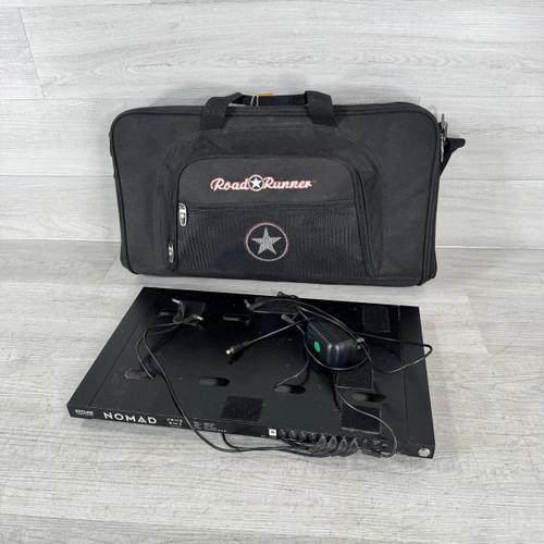 Vist Large View of Product Image Which is Used Outlaw Guitar Effects NOMAD M-128 Rechargeable Powered Pedalboard