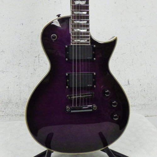 Vist Large View of Product Image Which is Used LTD EC-401FM LP Type Electric Guitar Purple 6-String