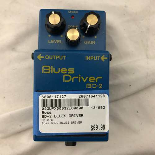 Vist Large View of Product Image Which is Used Boss BD-2 BLUES DRIVER Overdrive Pedal