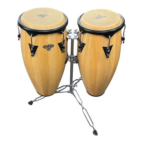 Vist Large View of Product Image Which is Used Latin Percussion CP Conga Pair with Stand