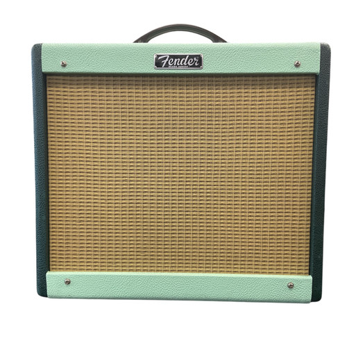 Vist Large View of Product Image Which is Used Fender BLUES JUNIOR III TWO-TONE GREEN 1 x 12 Tube Combo Amplifier 1 x 12
