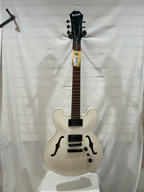 Vist Large View of Product Image Which is Used Epiphone DOT STUDIO AW Semi-Hollow Electric Guitar White 6-String