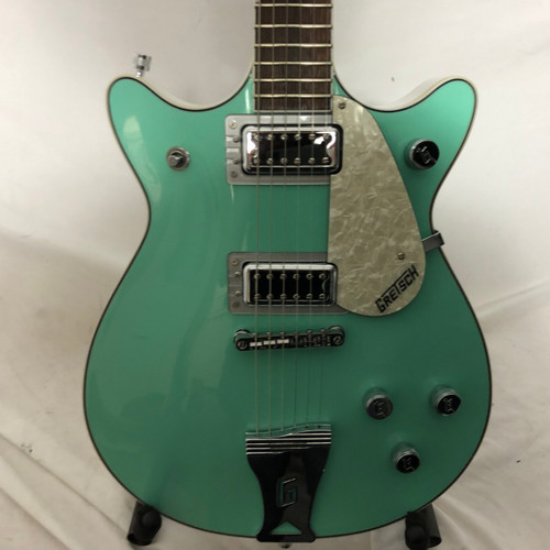 Vist Large View of Product Image Which is Used Gretsch ELECTROMATIC Semi-Hollow Electric Guitar Green 6-String