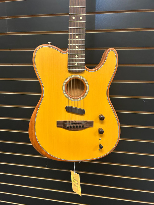 Vist Large View of Product Image Which is Used Fender ACOUSTISONIC TELELCASTER T Type Electric Guitar Yellow 6-String