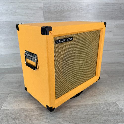 Vist Large View of Product Image Which is Used Sound Town GUC112OBOR-EC 1 x 12-inch Guitar Speaker Cabinet - Eminence Cannibis Rex Loaded